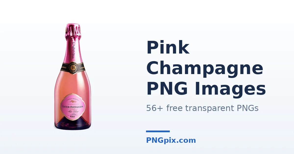 Pink Champagne PNG images