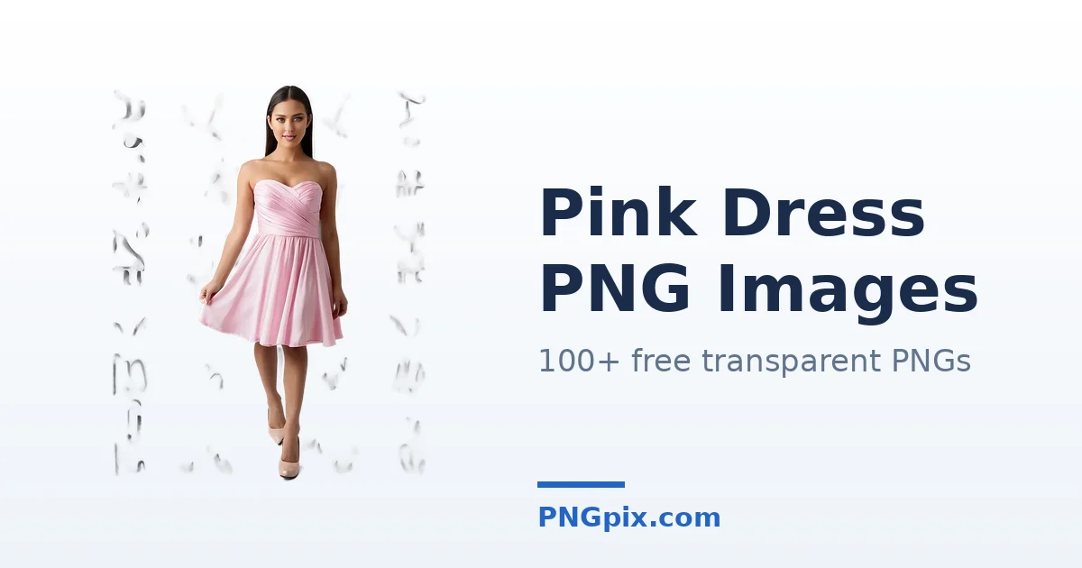 Pink Dress PNG images