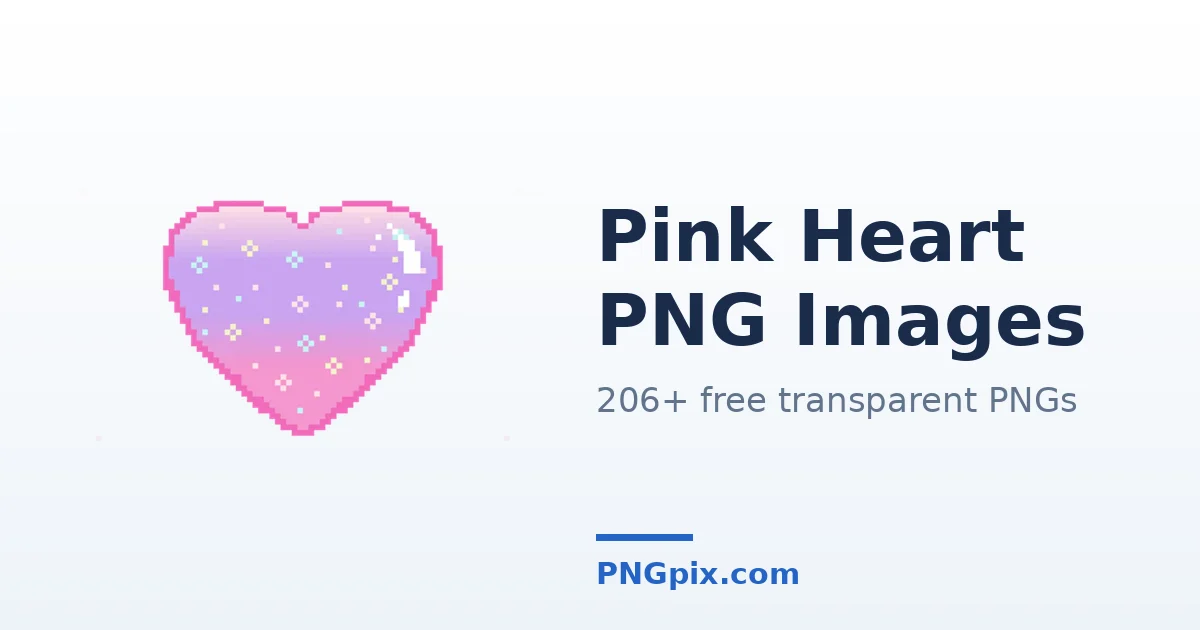 Pink Heart PNG images