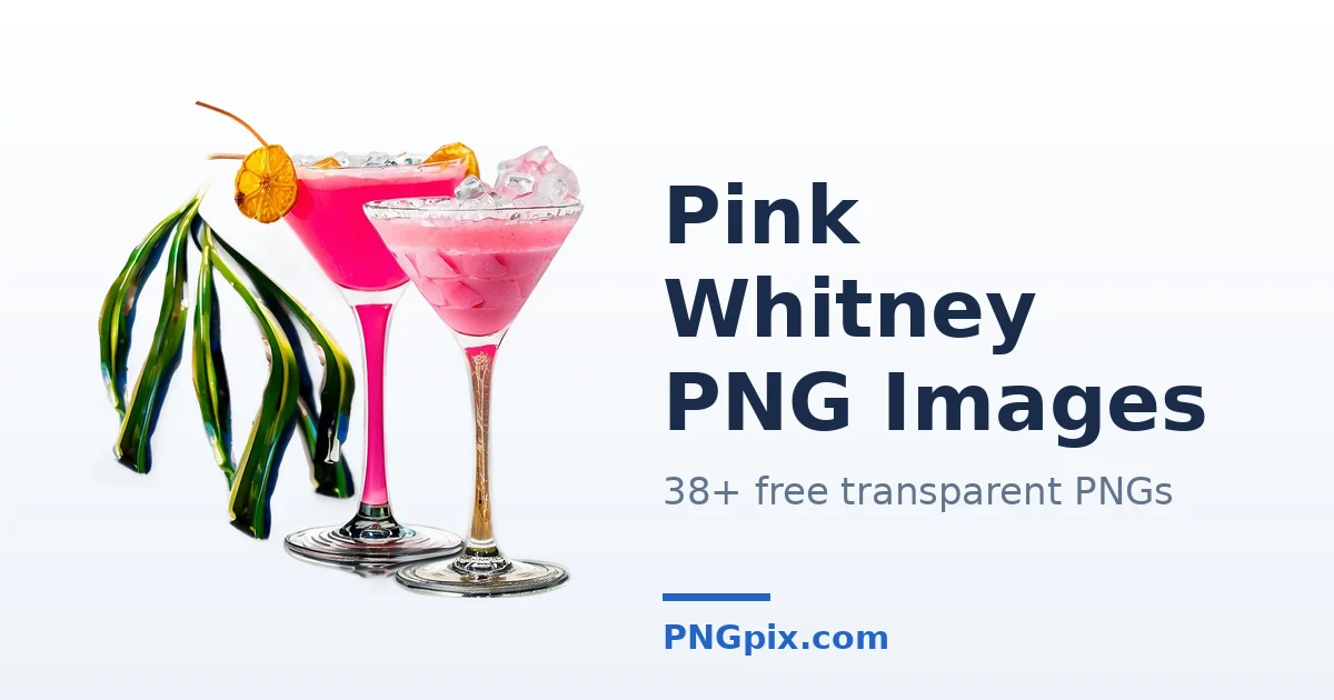 Pink Whitney PNG images