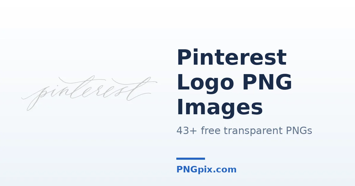 Pinterest Logo PNG images