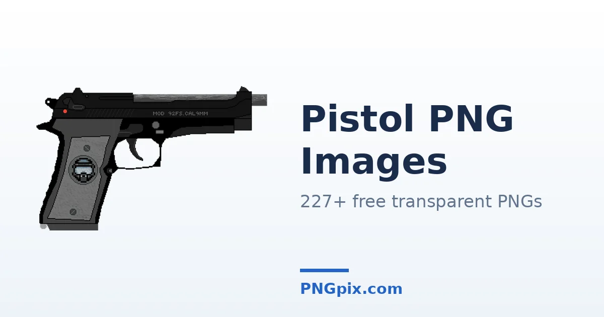 Pistol PNG images