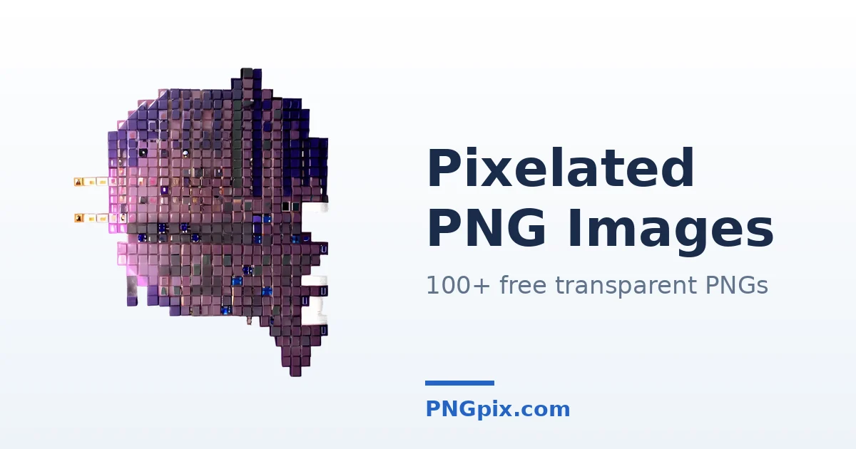 Pixelated PNG images