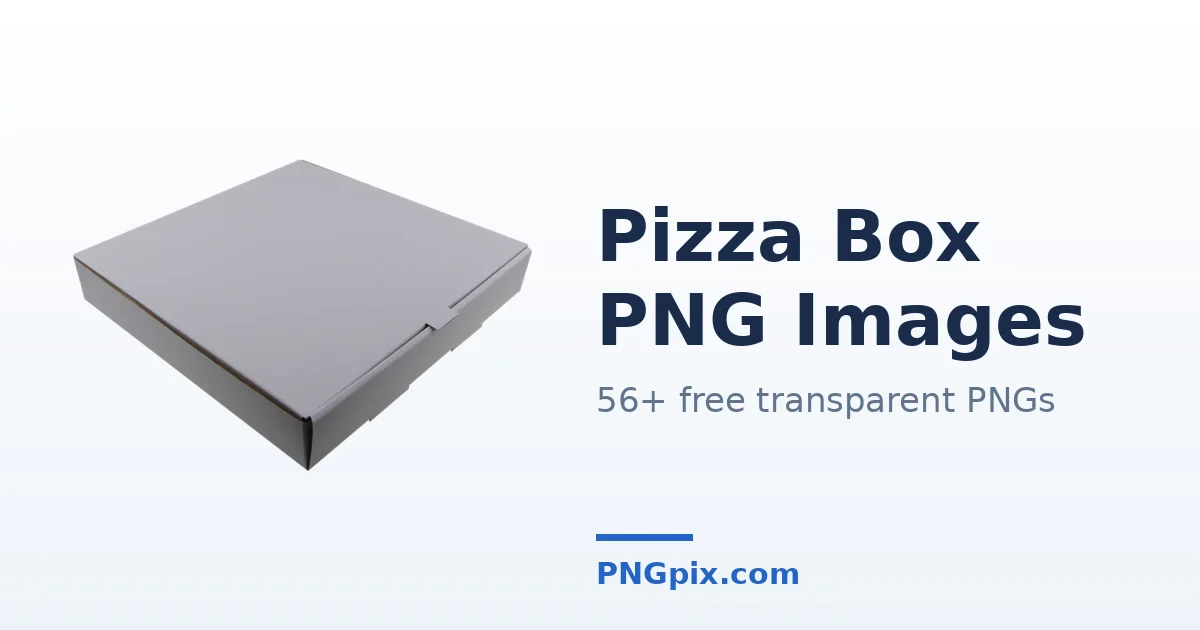 Pizza Box PNG images