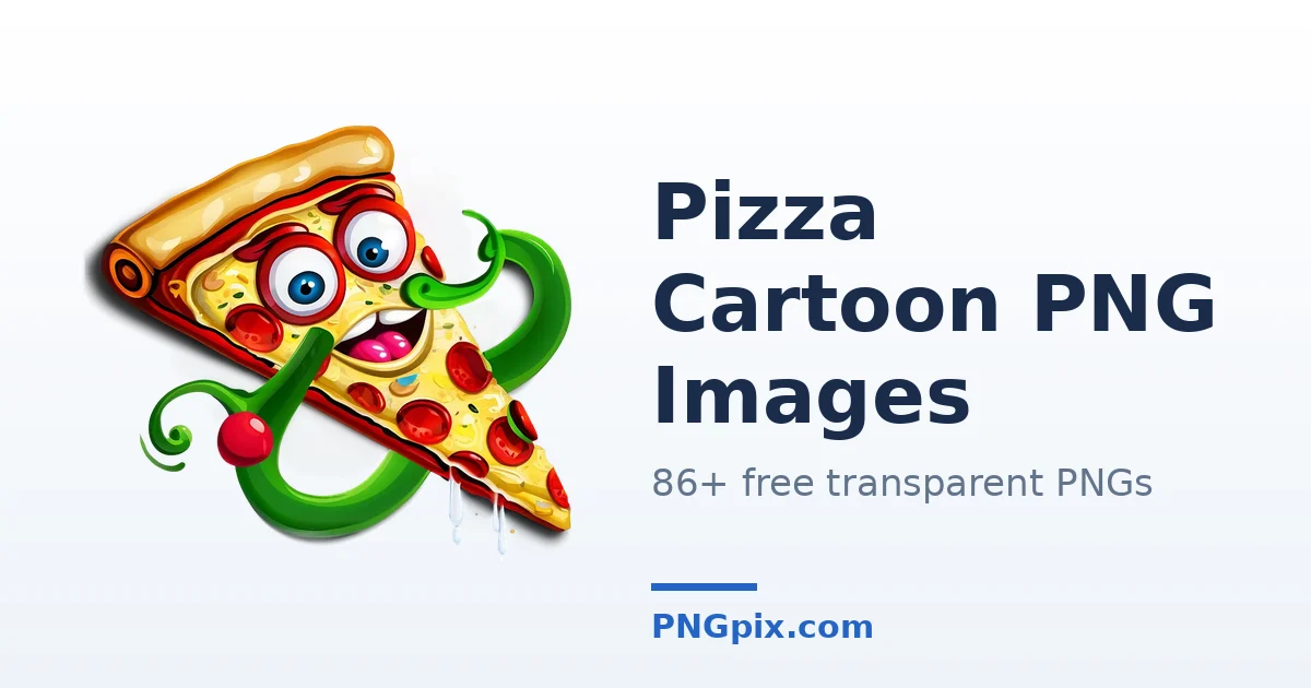 Pizza Cartoon PNG images