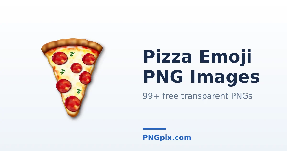 Pizza Emoji PNG images