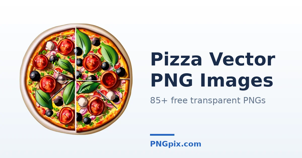 Pizza Vector PNG images