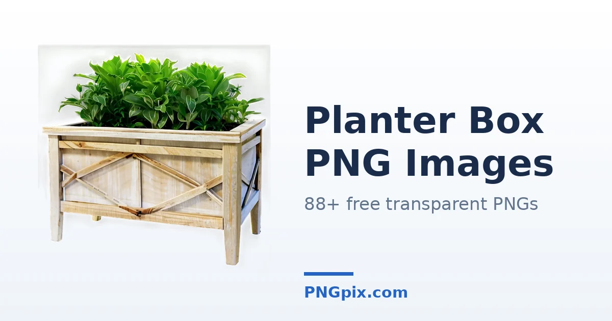 Planter Box PNG images