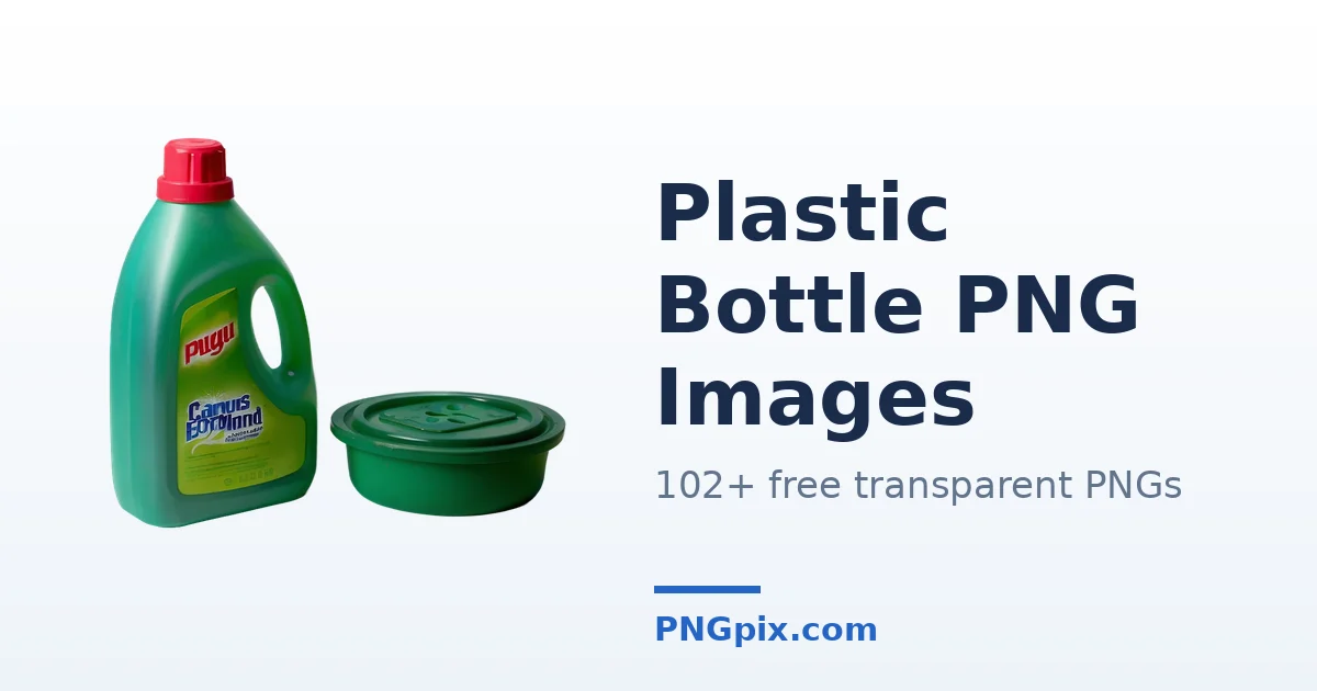 Plastic Bottle PNG images