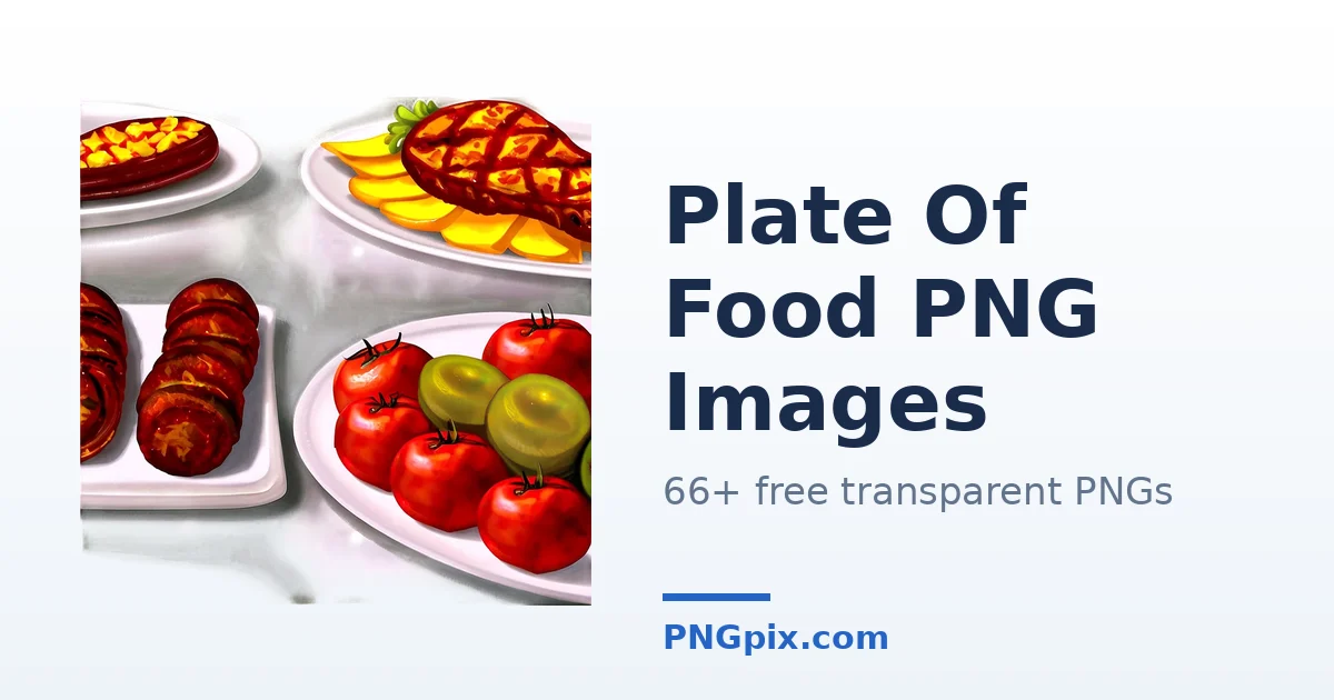 Plate Of Food PNG images