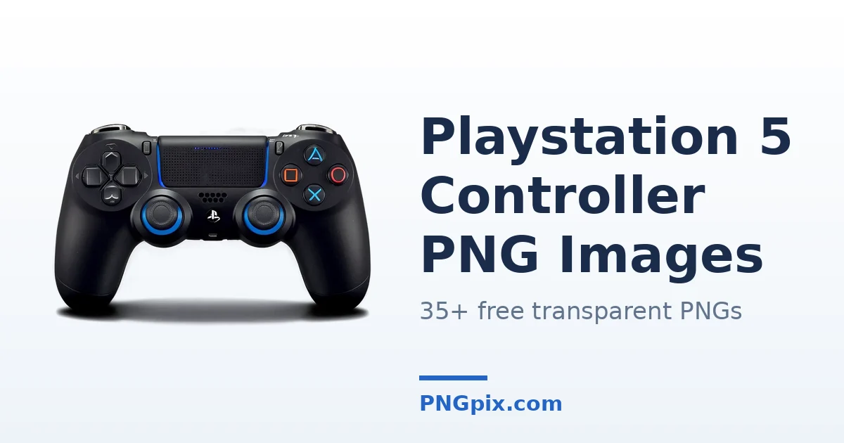 Playstation 5 Controller PNG images