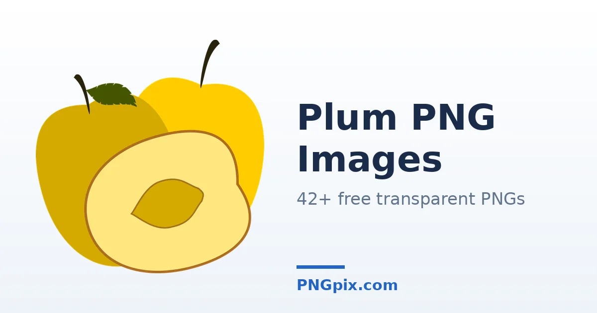 Plum PNG images
