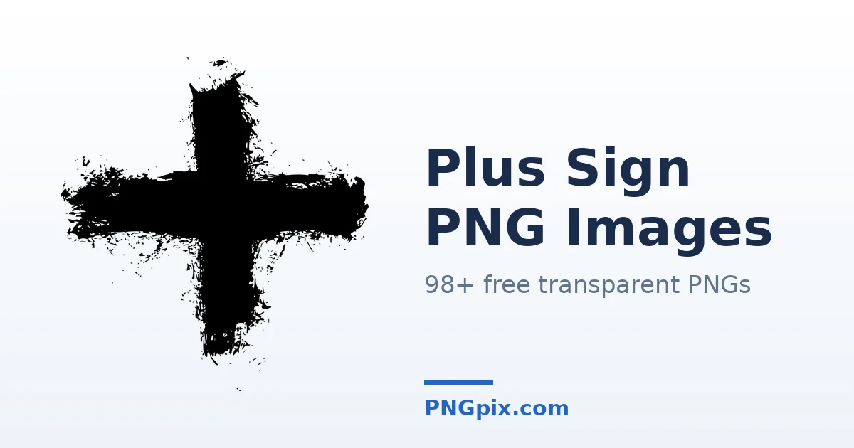 Plus Sign PNG images