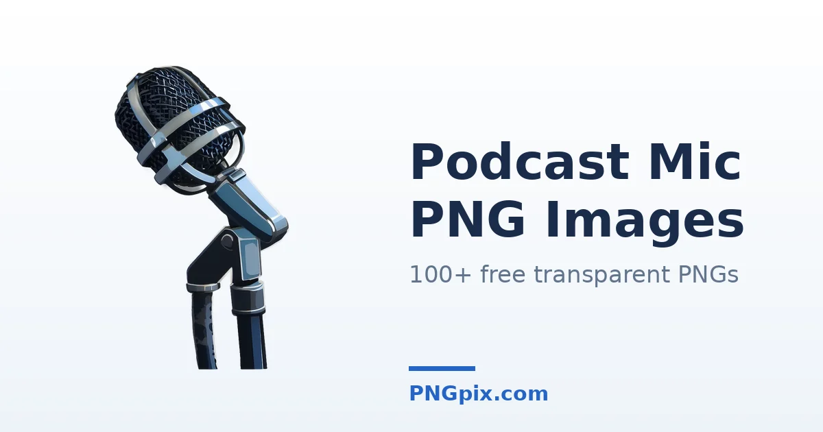 Podcast Mic PNG images
