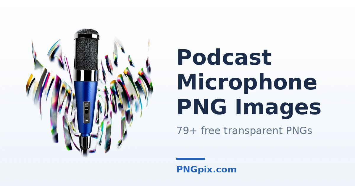 Podcast Microphone PNG images