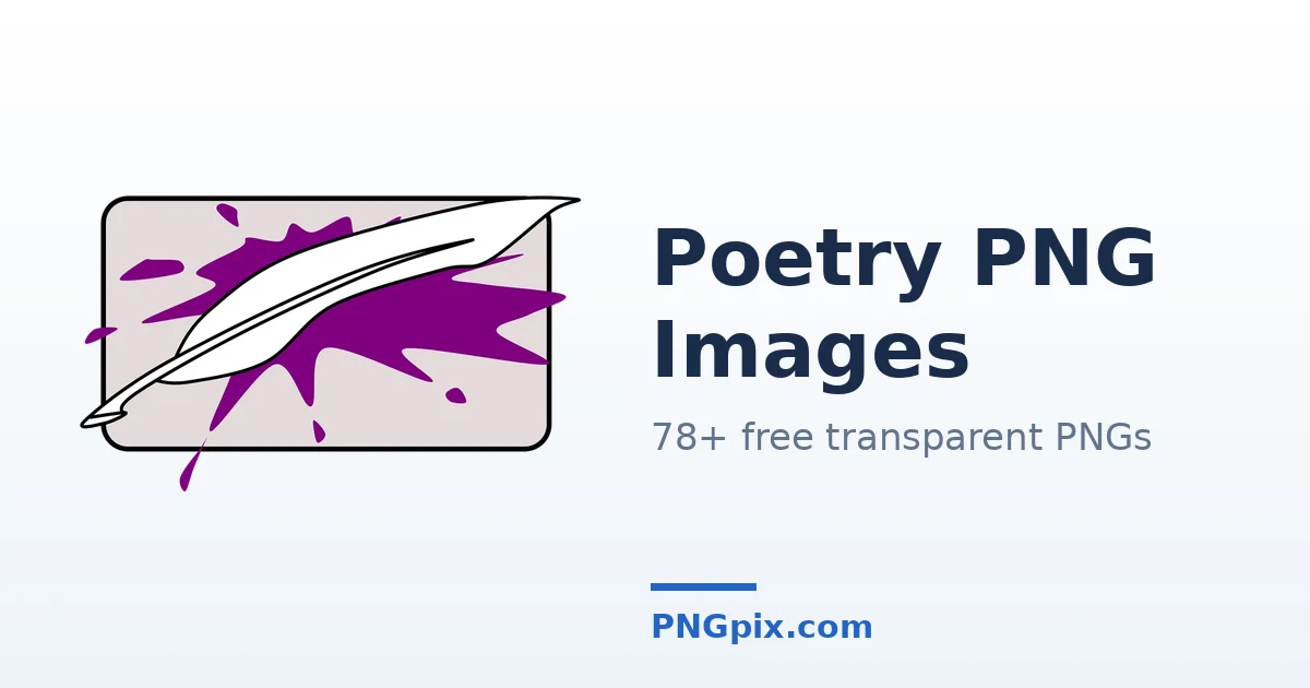 Poetry PNG images
