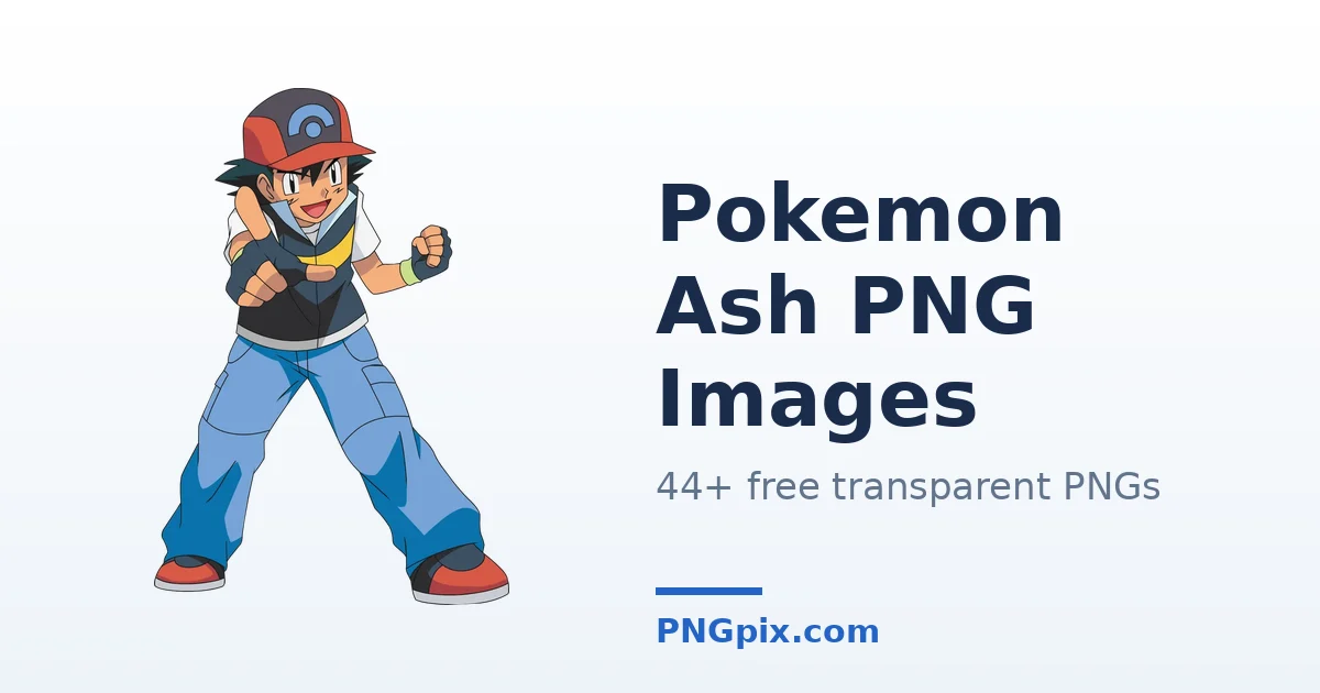 Pokemon Ash PNG images