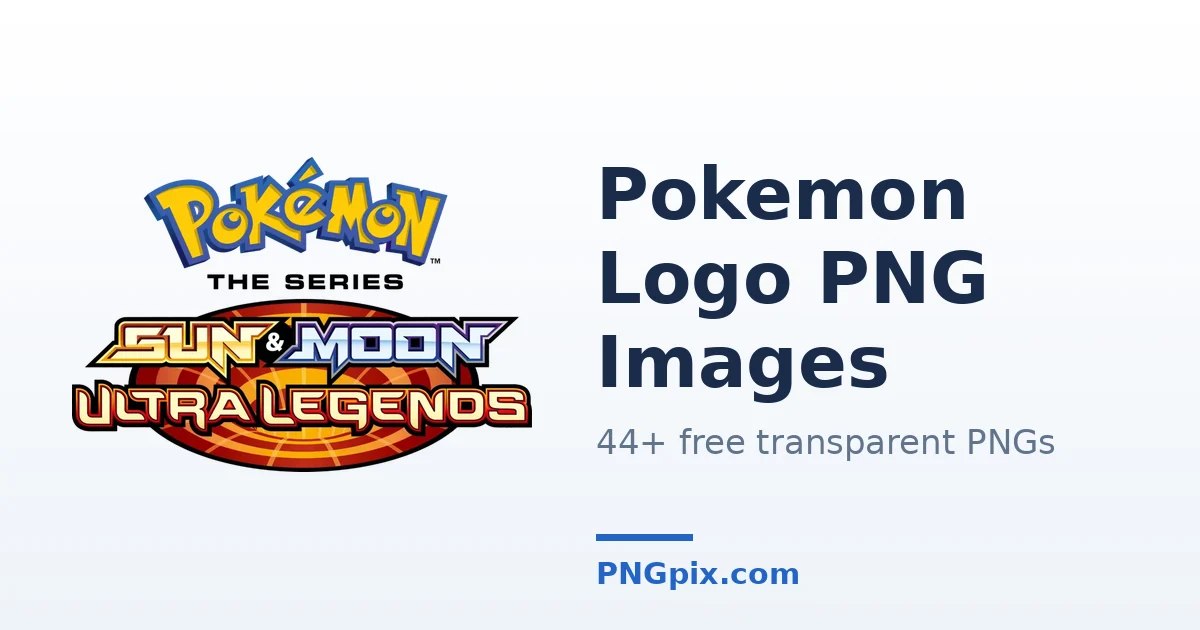 Pokemon Logo PNG images
