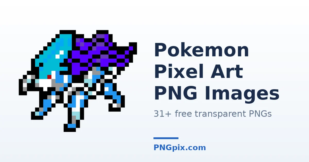 Pokemon Pixel Art PNG images