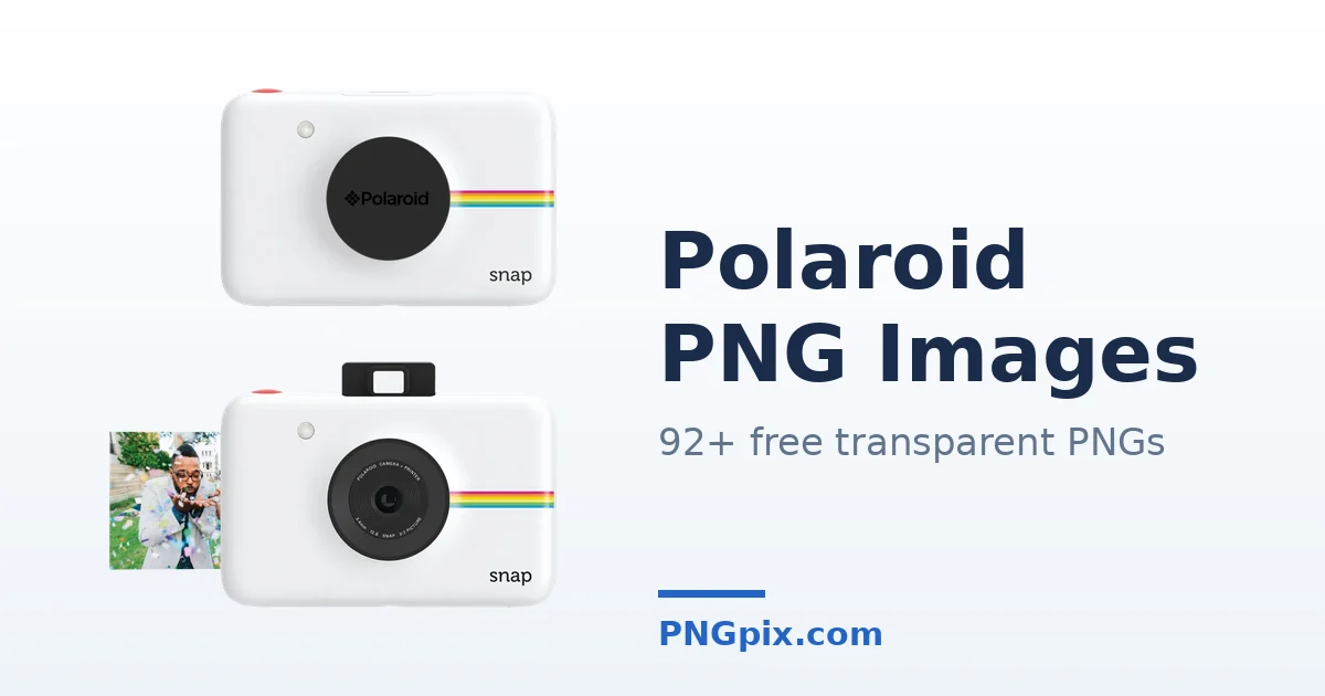 Polaroid PNG images