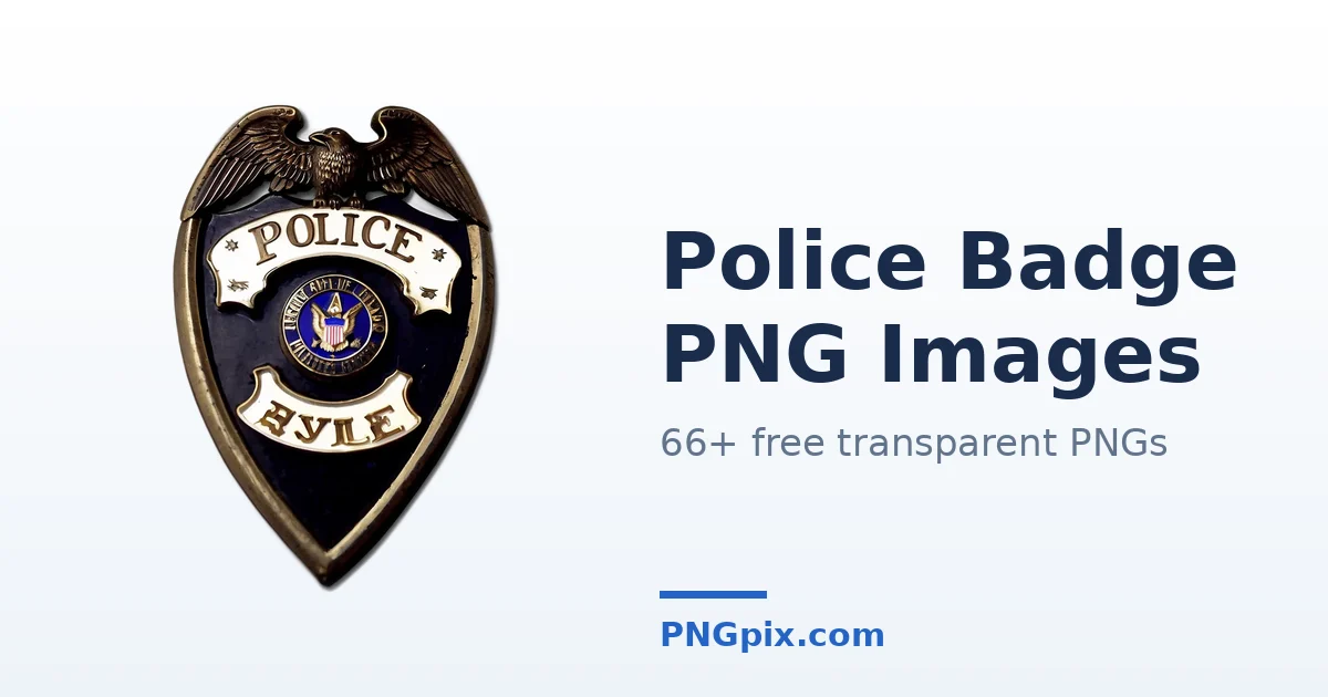 Police Badge PNG images