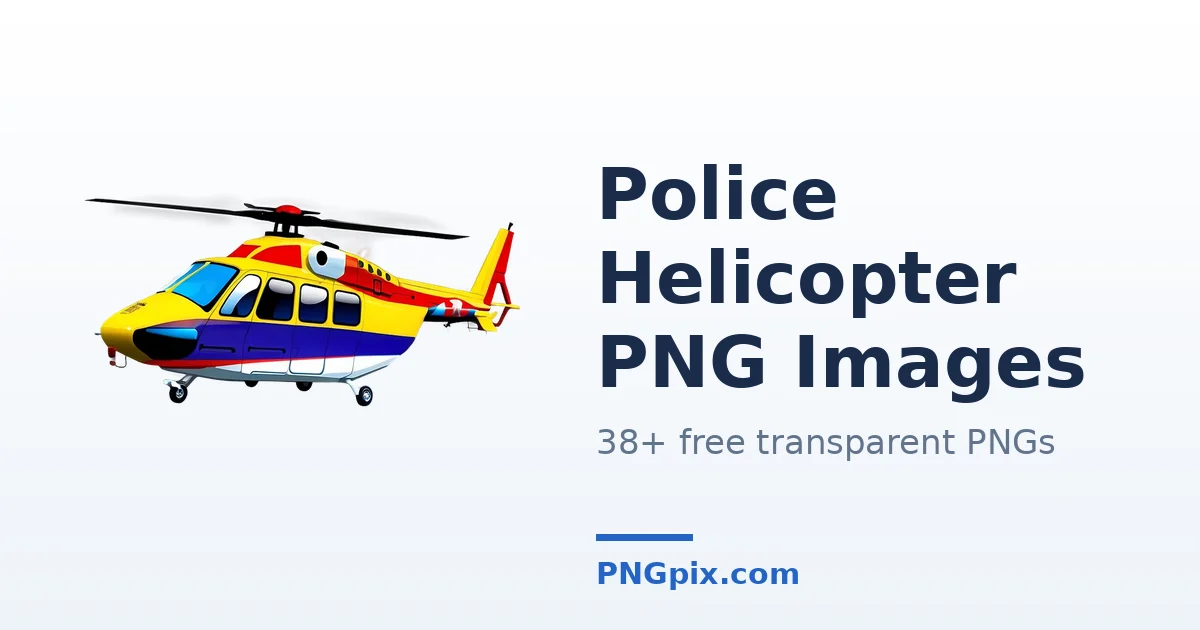 Police Helicopter PNG images