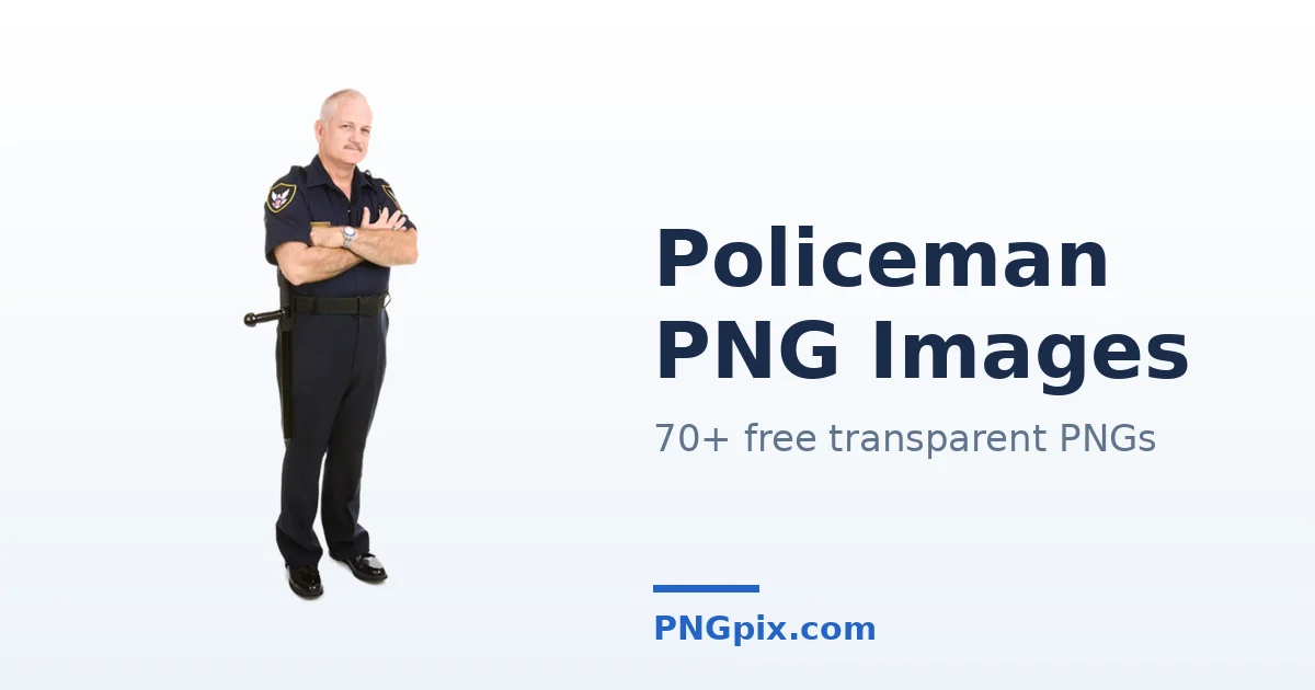 Policeman PNG images