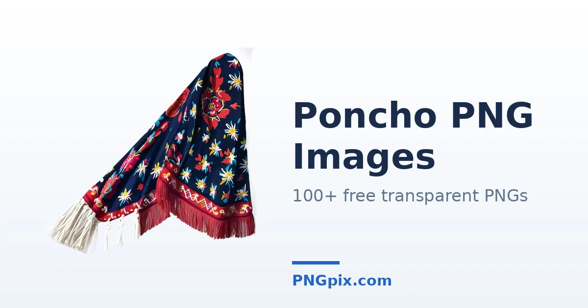 Poncho PNG images