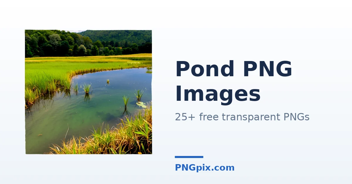 Pond PNG images
