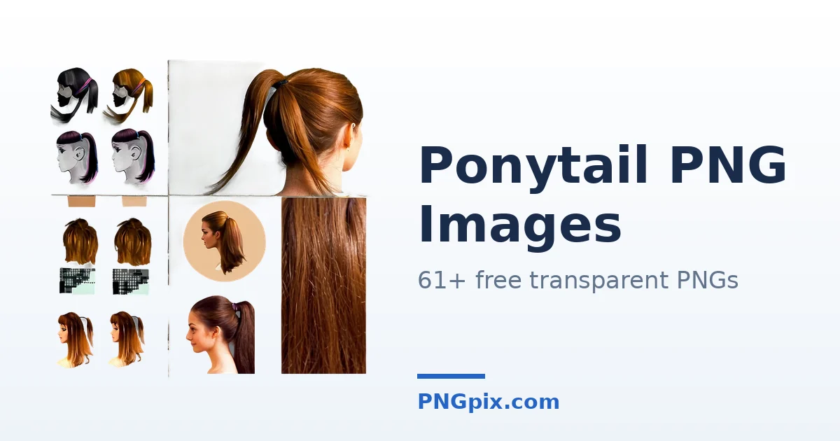 Ponytail PNG images
