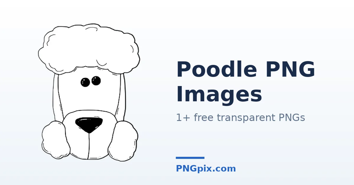 Poodle PNG images
