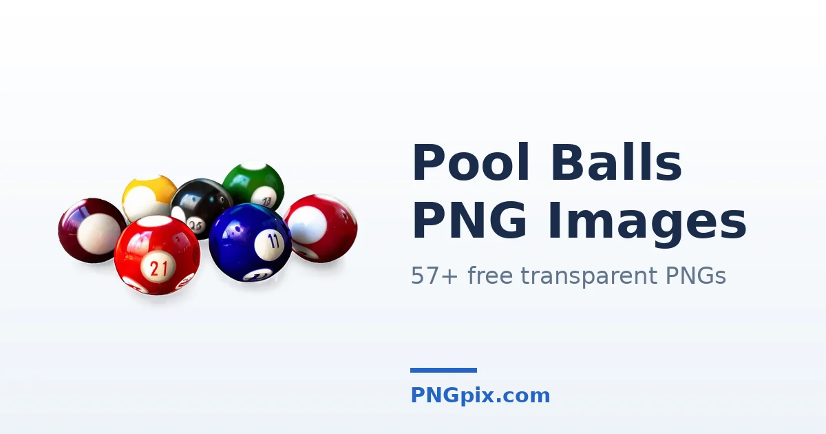 Pool Balls PNG images