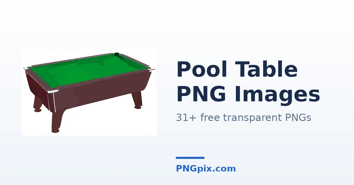 Pool Table PNG images
