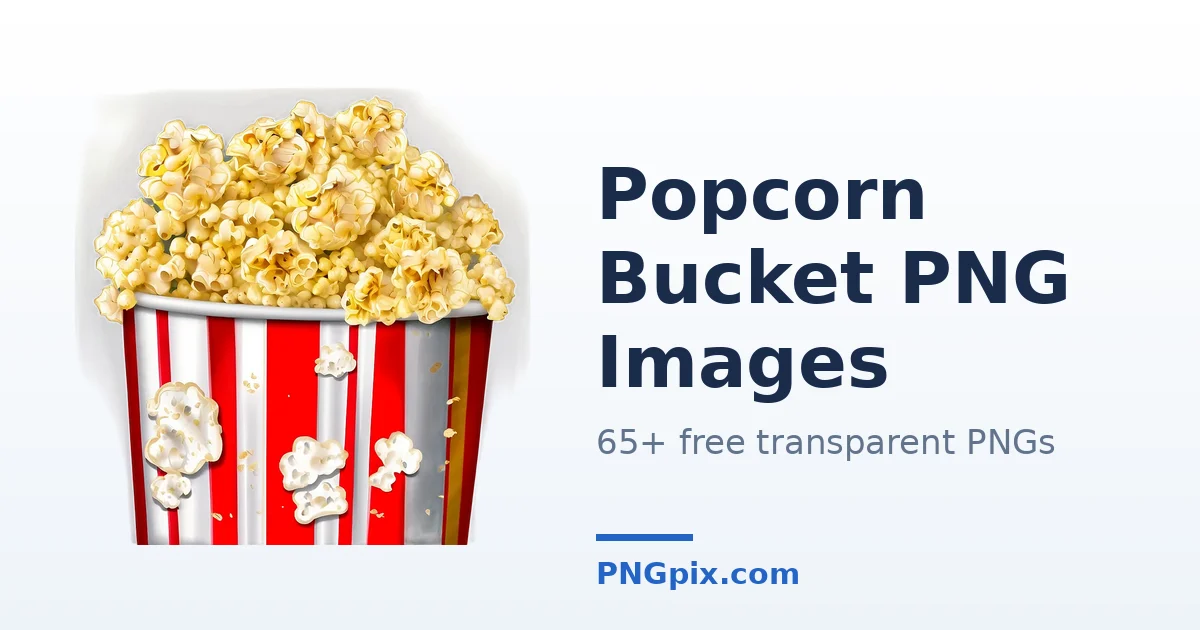 Popcorn Bucket PNG images