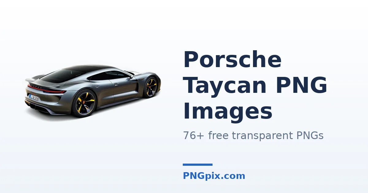 Porsche Taycan PNG images