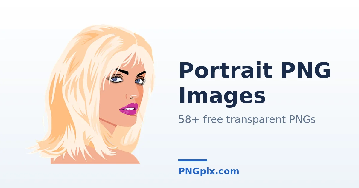 Portrait PNG images