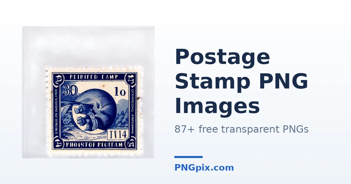 Postage Stamp PNG images