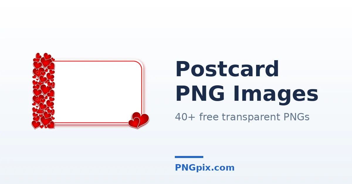 Postcard PNG images