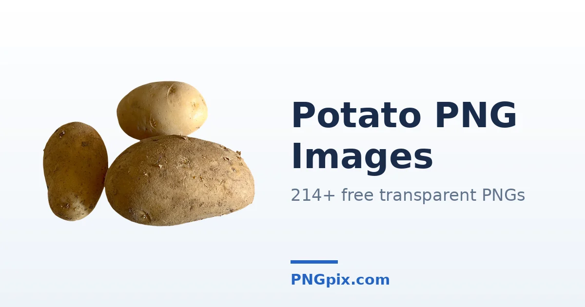 Potato PNG images