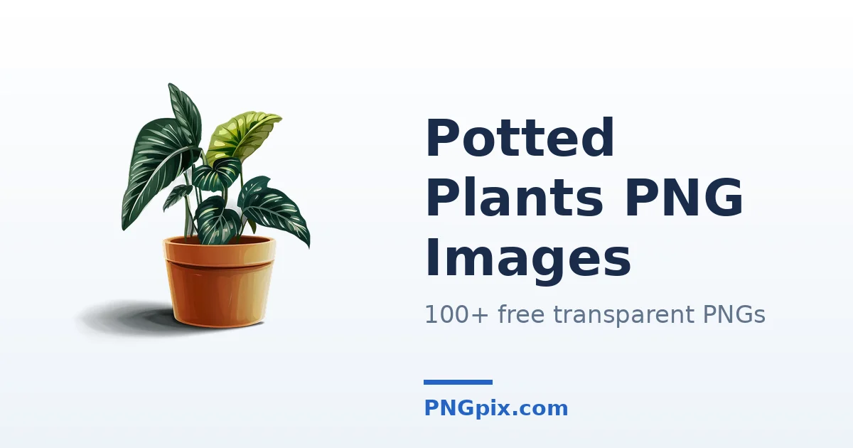 Potted Plants PNG images