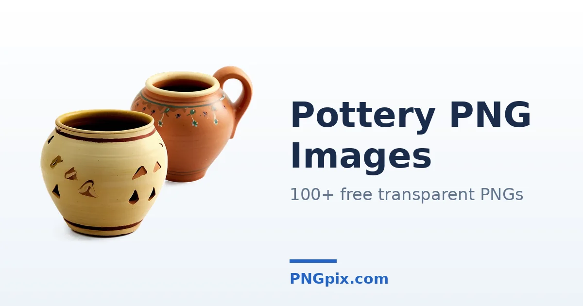 Pottery PNG images