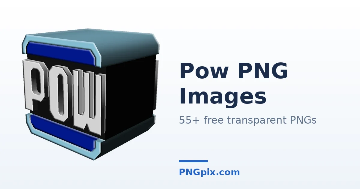 Pow PNG images