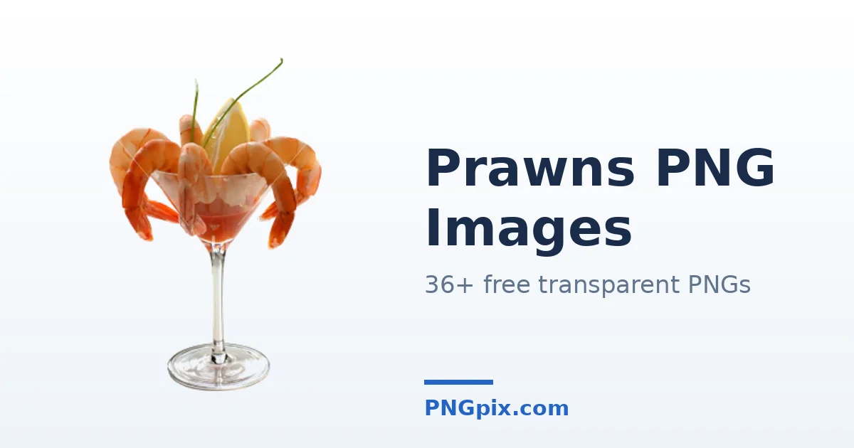 Prawns PNG images