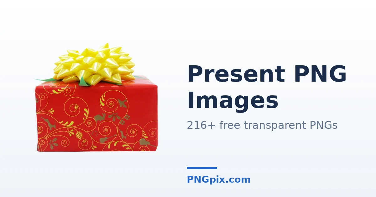 Present PNG images
