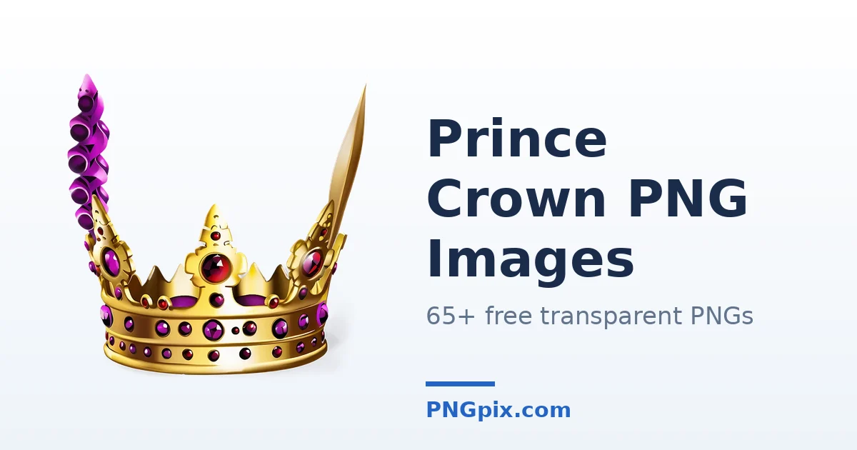 Prince Crown PNG images