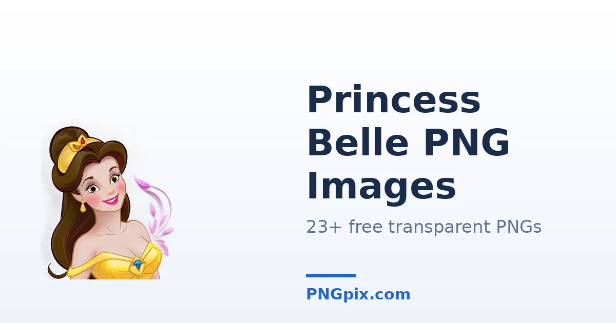 Princess Belle PNG images