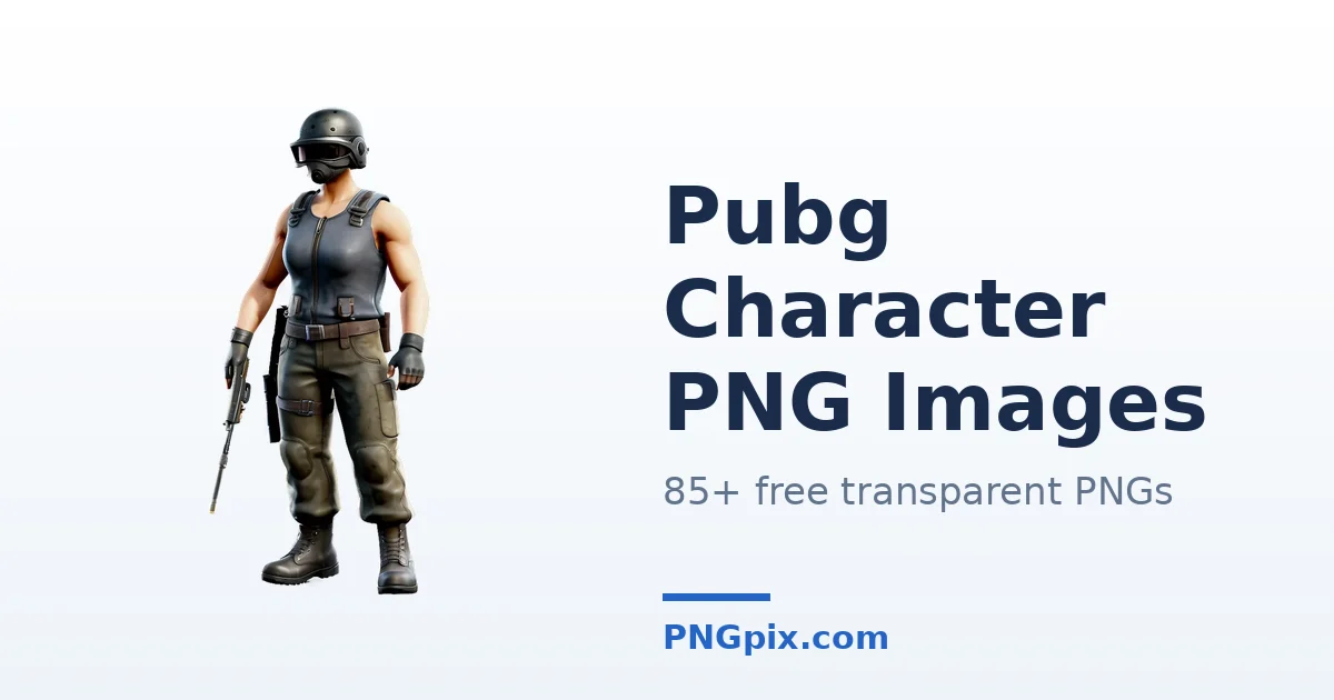 Pubg Character PNG images