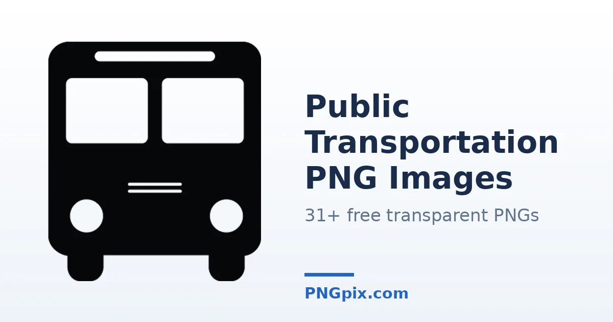 Public Transportation PNG images