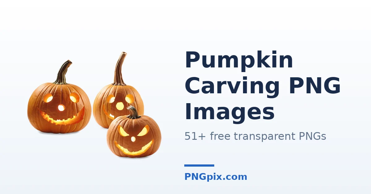 Pumpkin Carving PNG images