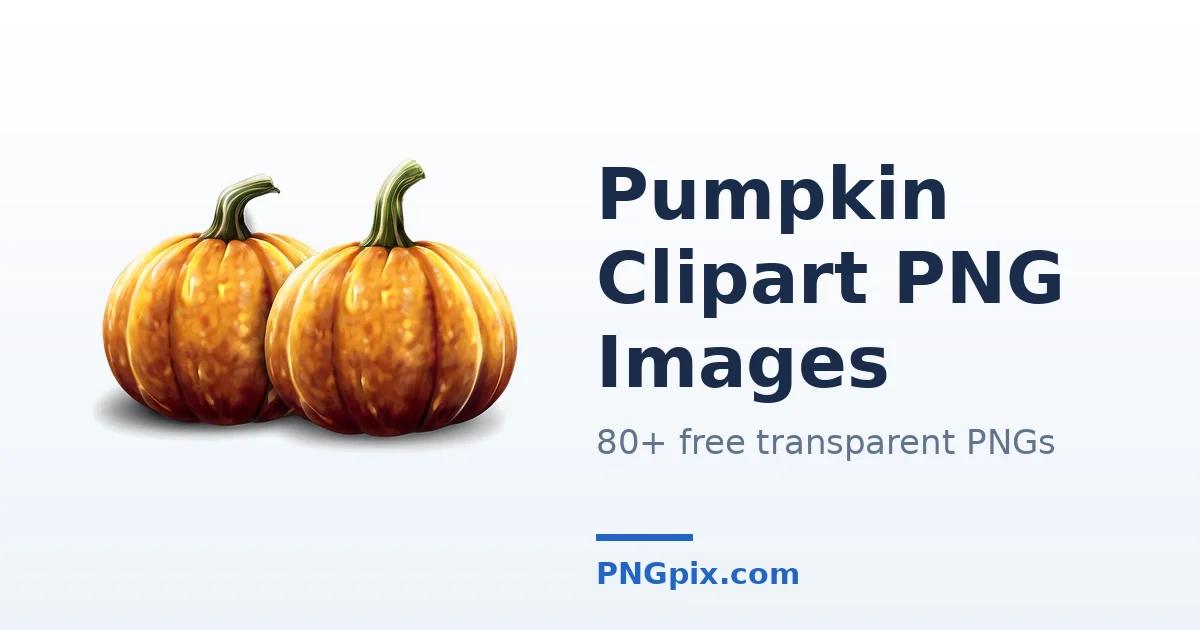 Pumpkin Clipart PNG images